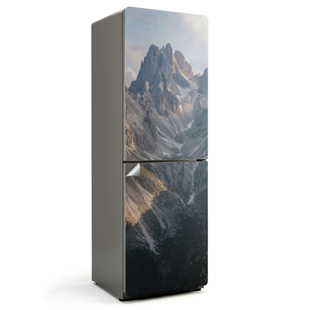 Nálepka na chladničku Horská krajina s údolím