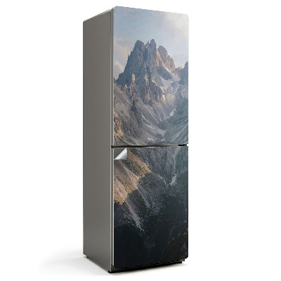 Nálepka na chladničku Horská krajina s údolím