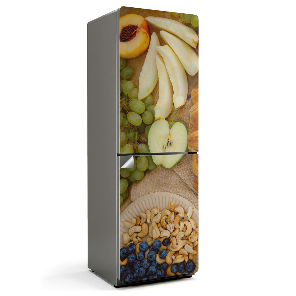 Nálepka na chladničku Čerstvé ovocie a orechy