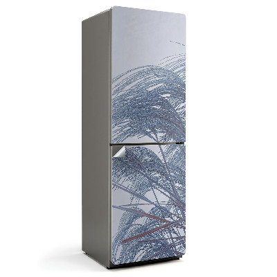 Samolepiaca nálepka na chladničku Jemné listy v pohybe