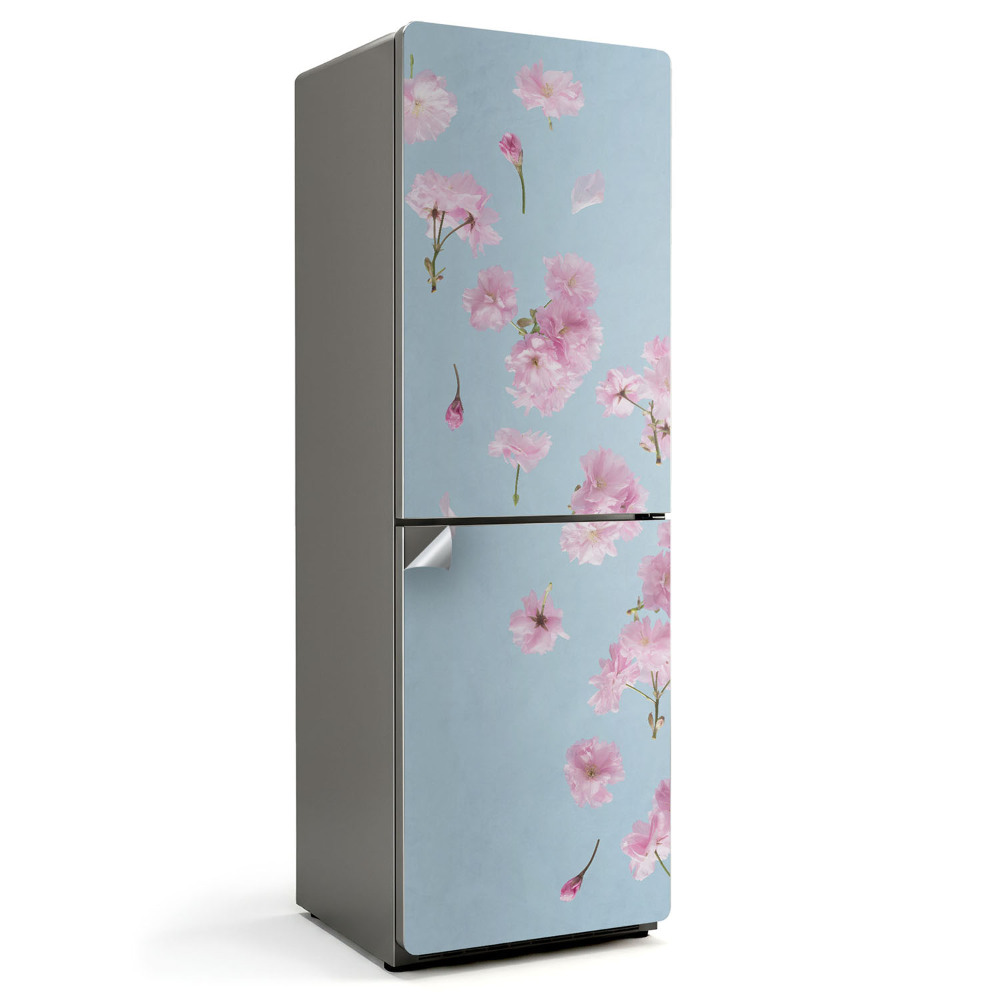 Samolepiaca nálepka na chladničku Kvetinový jemný dážď