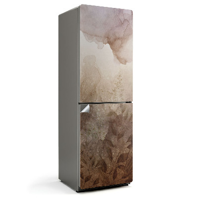 Fototapeta na chladničku Akvarelový rastlinný vzor