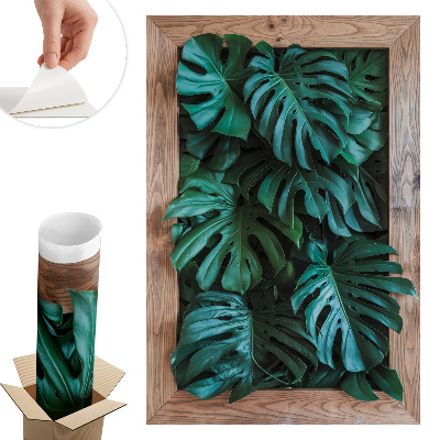 3d samolepka na stenu 67x100 Zelené zloženie