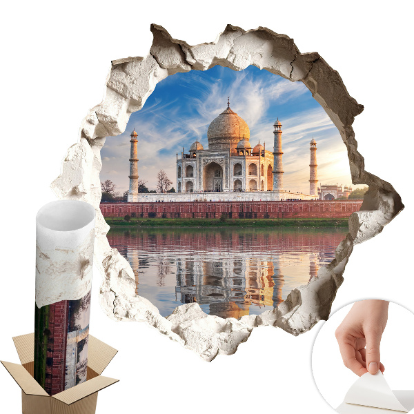 Fototapeta diera v stene 100x95 Exotický pamätník