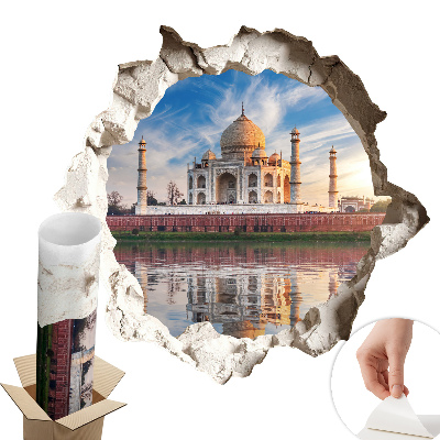 Fototapeta diera v stene 100x95 Exotický pamätník