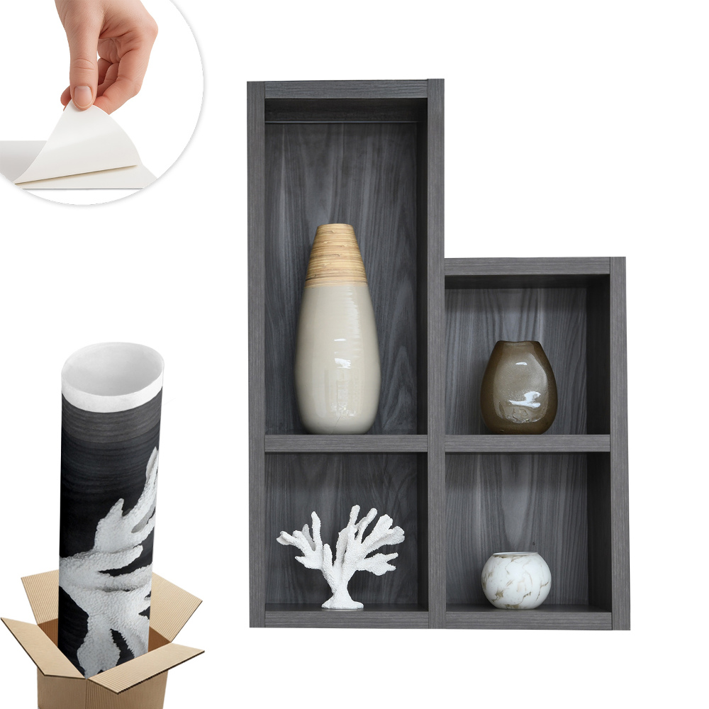 3d samolepka na stenu 91x130 Dekoratívne police