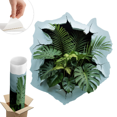 Fototapeta diera v stene 117x130 Výbuch závodu