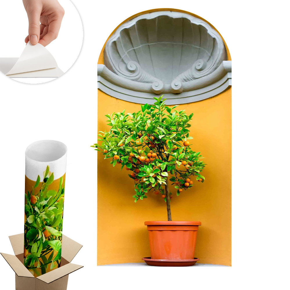 3d samolepka na stenu 71x130 Pomarančovník