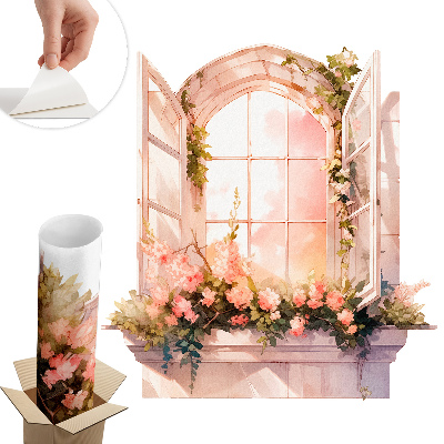 Fototapeta okno 3D 56x60 Romantické okno