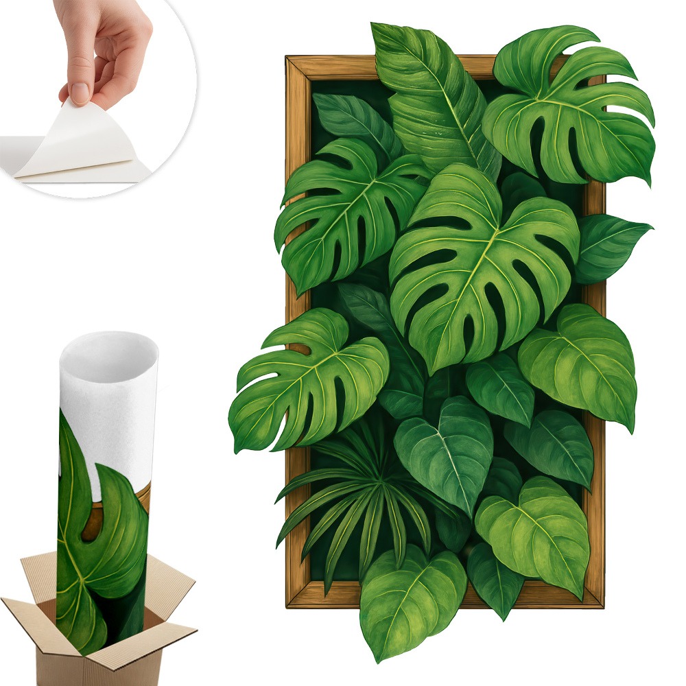 3D nálepka na stenu 54x80 Tropická oáza