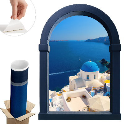 Fototapeta okno 3D 57x80 Stredomorský výhľad