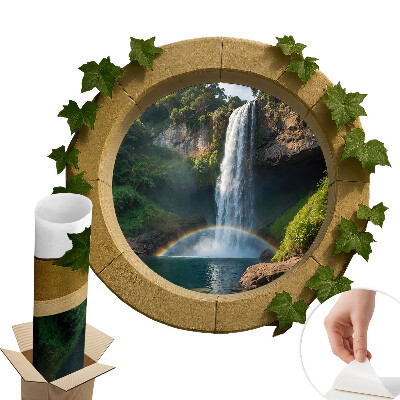 Fototapeta okno 3D 80x70 Prírodná oáza