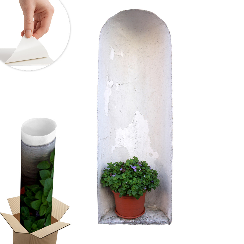 3D nálepka na stenu 29x80 Výklenok v stene