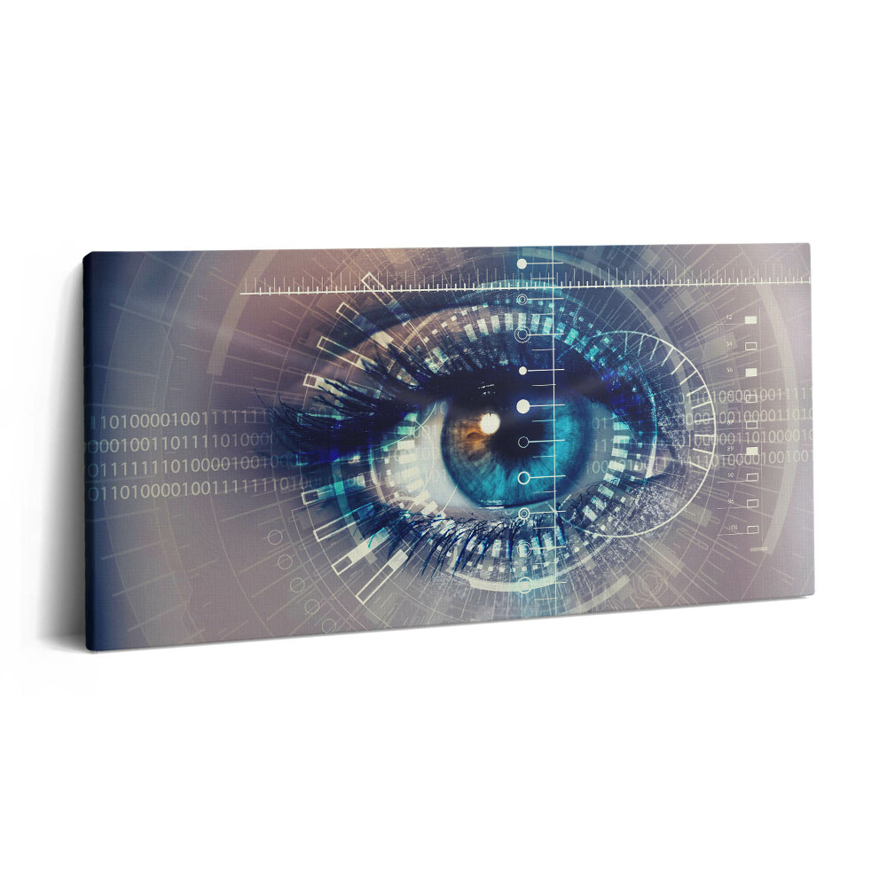 Fotoobraz na plátne 100x50 Digitálne oko budúcnosti