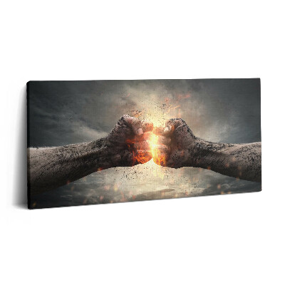 Obraz na plátne 120x60 Súboj svetla a tieňa