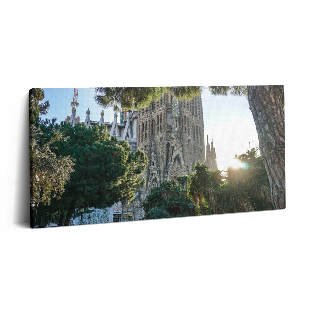 Obraz na plátne 120x60 Sagrada Familia v Barcelone