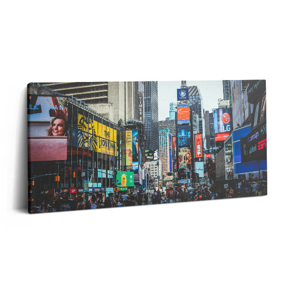 Obraz na plátne 120x60 Times Square plné svetiel