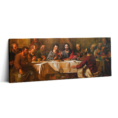 Fotoobraz na plátne 125x50 Posledná večera s učeníkmi