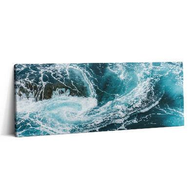 Fotoobraz na plátne 125x50 Vírenie oceánskych vĺn