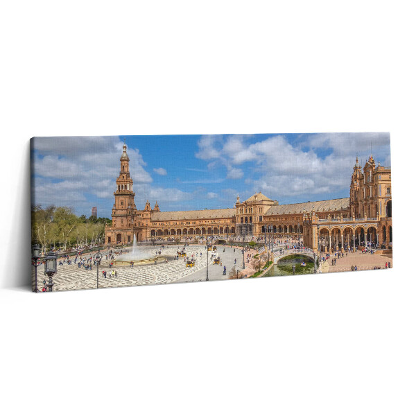 Fotoobraz na plátne 125x50 Španielske námestie v Seville