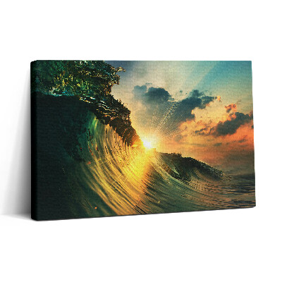 Obraz na plátne 30x20 Svetlo prechádzajúce cez vlnu