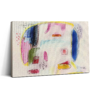 Obraz na plátne 30x20 Farebné abstraktné tvary a línie