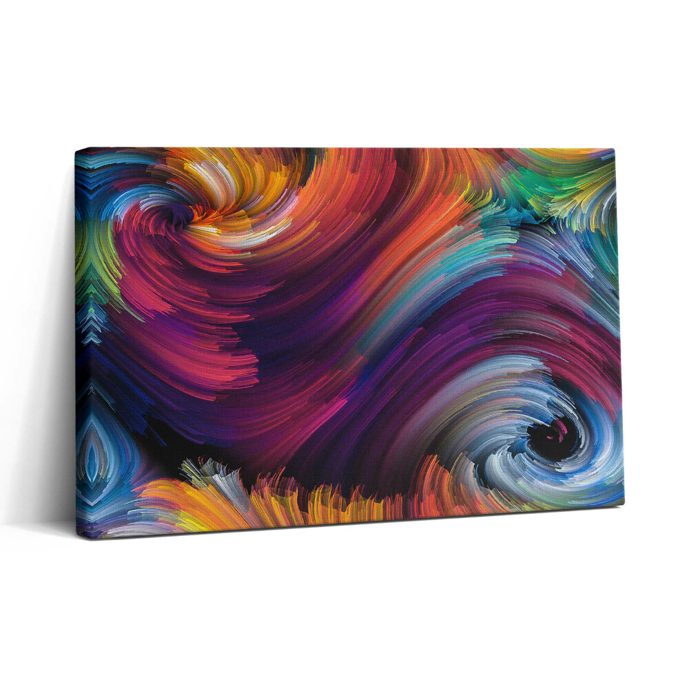 Obraz na plátne 30x20 Farebné víry v pohybe