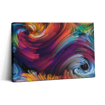 Obraz na plátne 30x20 Farebné víry v pohybe