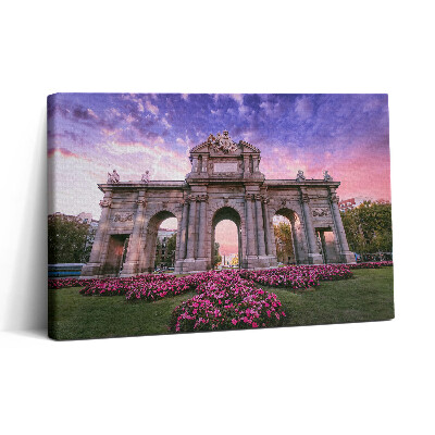 Obraz na plátne 30x20 Brána pri západe slnka