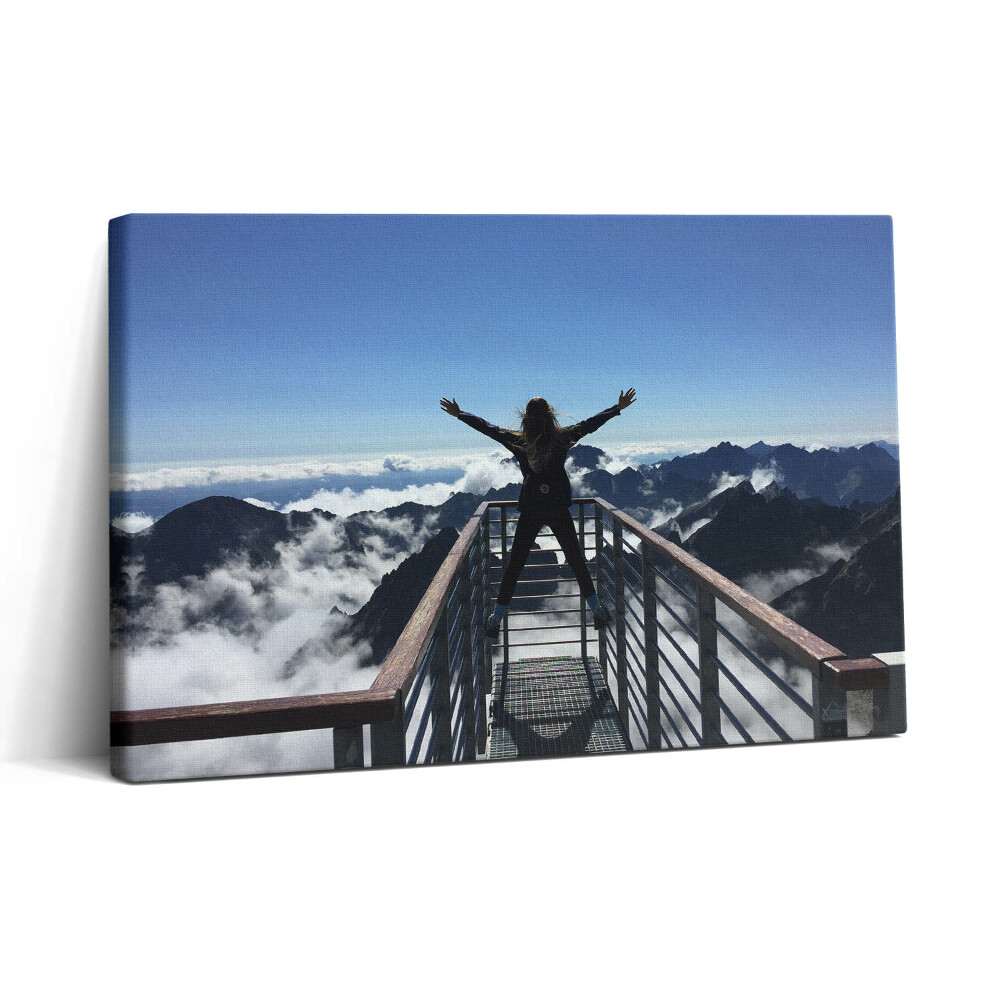Fotoobraz na plátne 30x20 Na vrchole sveta