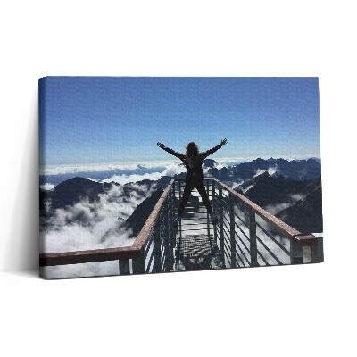 Fotoobraz na plátne 30x20 Na vrchole sveta