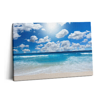 Fotoobraz na plátne 60x40 Veľká pláž a horizont