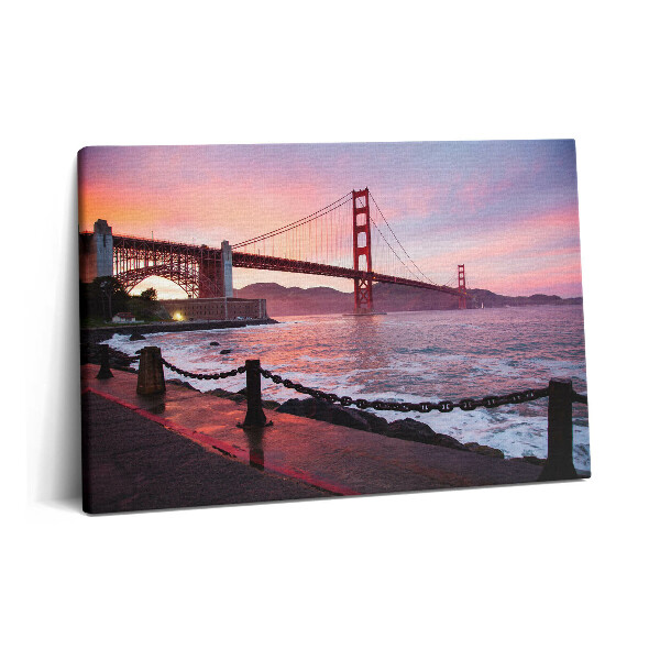 Fotoobraz na plátne 60x40 Pohľad na most Golden Gate