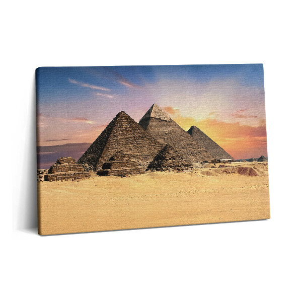 Obraz na plátne 60x40 Egyptské pyramídy v púšti