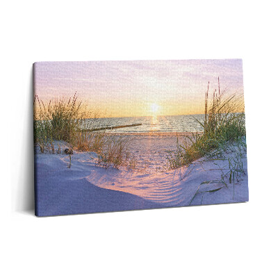Obraz na plátne 60x40 Poľské more - opaľovanie