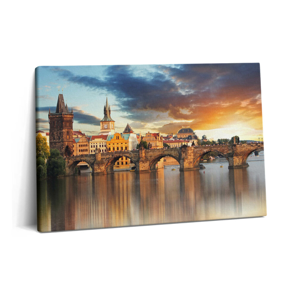 Fotoobraz na plátne 60x40 Panoráma mesta a mosta