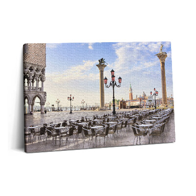 Fotoobraz na plátne 60x40 Tradičný trh v Benátkach