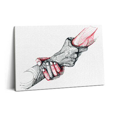 Obraz na plátne 60x40 Držanie rúk