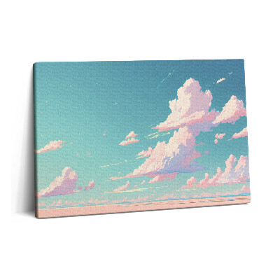 Obraz na plátne 60x40 Pastelová farba oblohy