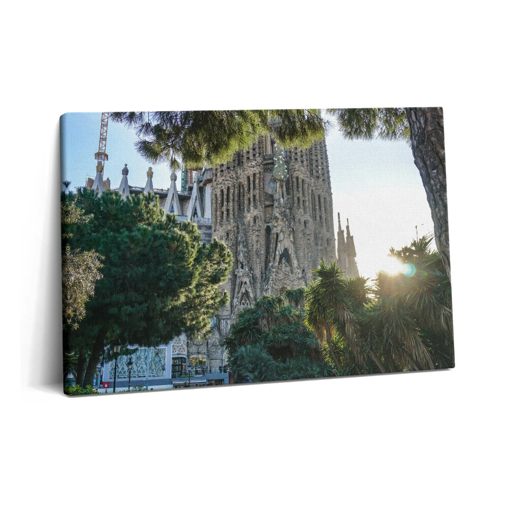 Obraz na plátne 60x40 Park Sagrada Familia v Barcelone