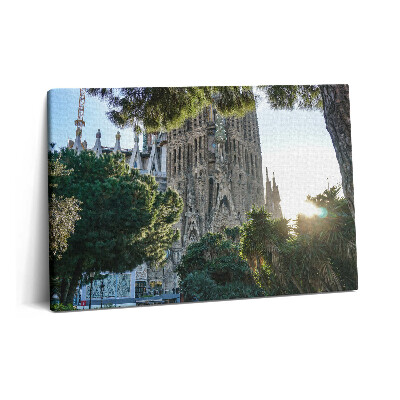 Obraz na plátne 60x40 Park Sagrada Familia v Barcelone