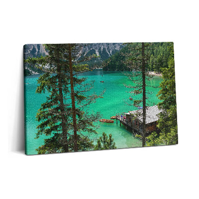 Fotoobraz na plátne 60x40 Drevená kanoe vo vode