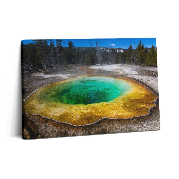 Fotoobraz na plátne 60x40 Horúce pramene v Yellowstone