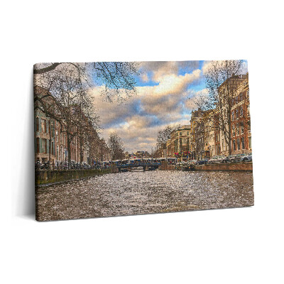 Fotoobraz na plátne 60x40 Rotterdamský kanál