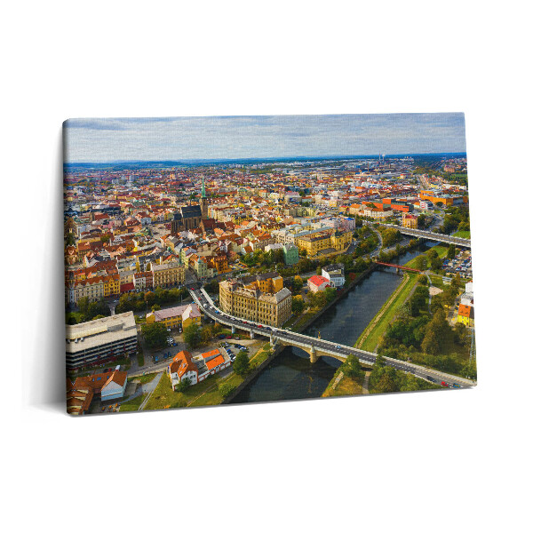 Obraz na plátne 60x40 Panoráma mesta Plzeň