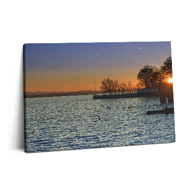 Obraz na plátne 60x40 Bodamské jazero v Nemecku