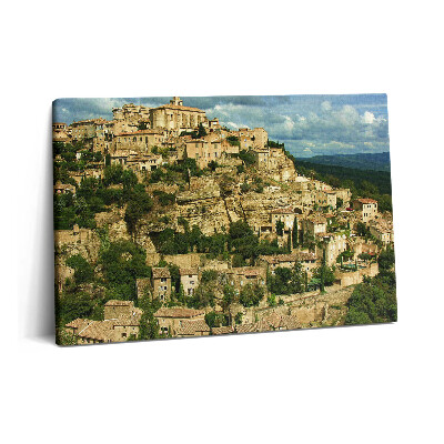 Obraz na plátne 60x40 Zámok v Provence, Francúzsko