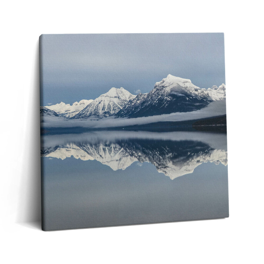 Fotoobraz na plátne 60x60 Hory v zrkadlovom jazere