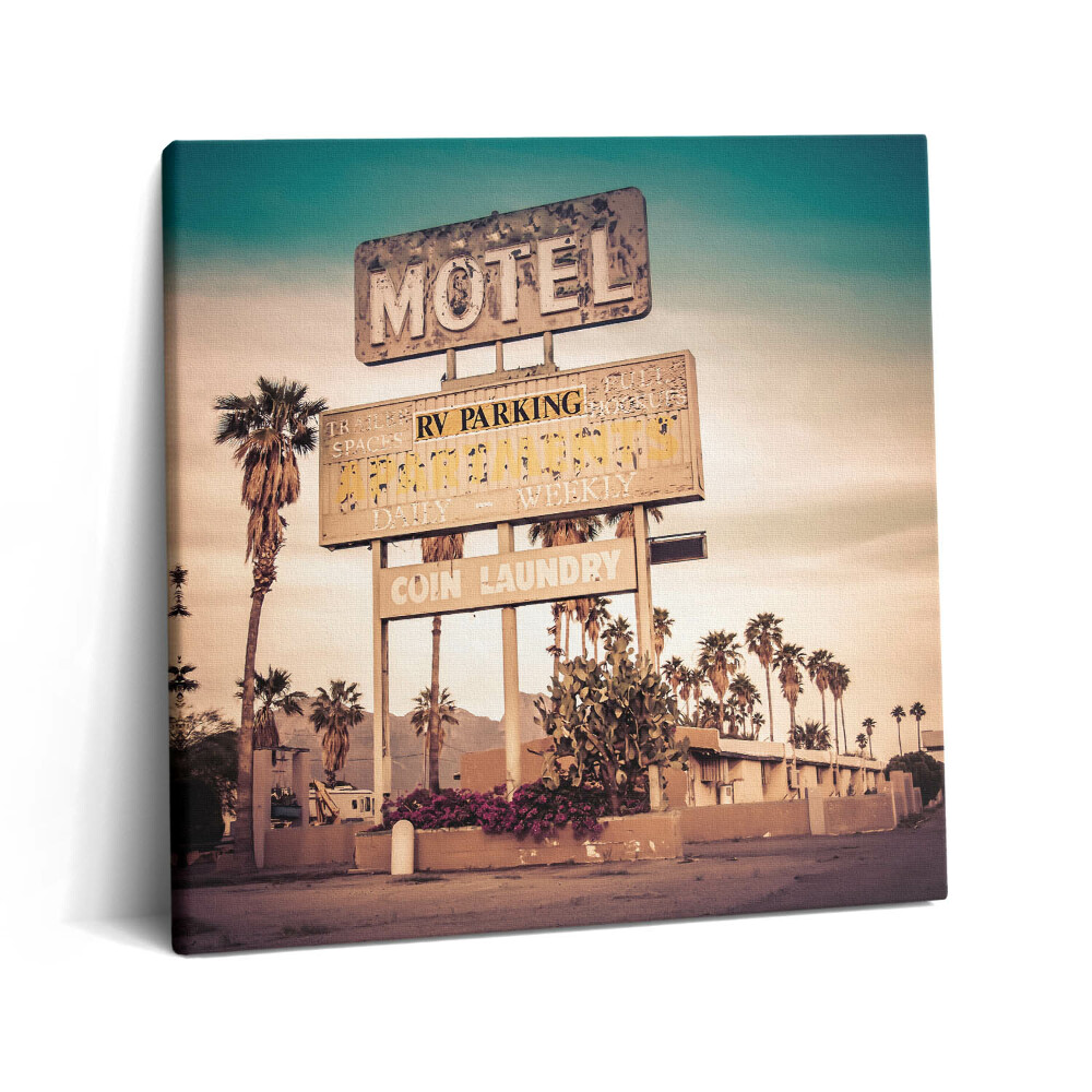 Fotoobraz na plátne 60x60 Opustený motel v púšti