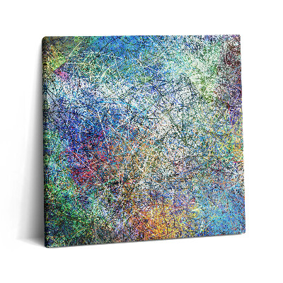 Fotoobraz na plátne 60x60 Farebná symfónia chaosu